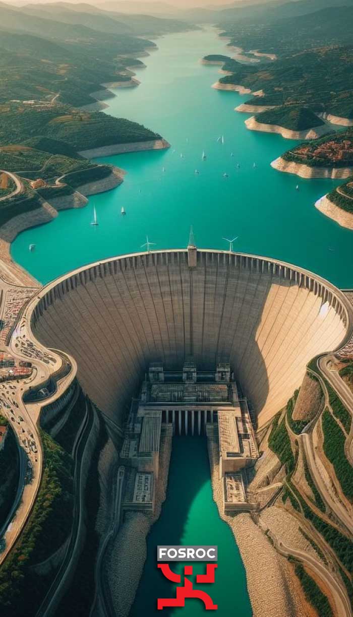 اثر و نقش استفاده از محصول Conplast R شرکت فسروک در سد شفارود